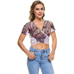 Brain Think Neurons Circuit Short Sleeve Foldover Tee