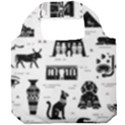 Dark-seamless-pattern-symbols-landmarks-signs-egypt --- Foldable Grocery Recycle Bag View1