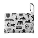 Dark-seamless-pattern-symbols-landmarks-signs-egypt --- Foldable Grocery Recycle Bag View3