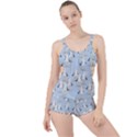Cute-seagulls-seamless-pattern-light-blue-background Boyleg Tankini Set  View1
