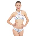 Seamless-pattern-cute-unicorn-cartoon-hand-drawn High Neck Bikini Set View1