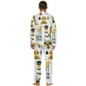Egypt-symbols-decorative-icons-set Men s Long Sleeve Velvet Pocket Pajamas Set View4