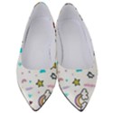 Unicorns-rainbows-seamless-pattern Women s Low Heels View1