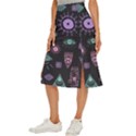 Vintage-seamless-pattern-with-tribal-art-african-style-drawing Midi Panel Skirt View2