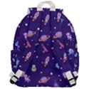 Space Seamless Pattern Top Flap Backpack View3