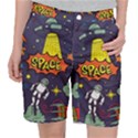 Vector Flat Space Design Background Pocket Shorts View1