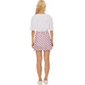 Small Mini Peppers White Mini Front Wrap Skirt View4