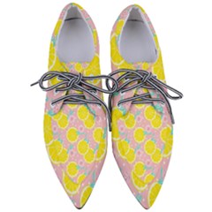 Pink Lemons Pointed Oxford Shoes by ConteMonfrey