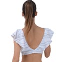 The Cuteness Of Saturn Plunge Frill Sleeve Bikini Top View2