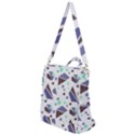 Seamless Pattern Geometric Texture Crossbody Backpack View1