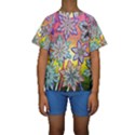 Flower Nature Garden Bloom Flora Kids  Short Sleeve Swimwear View1