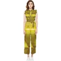 Hieroglyphic Egypt Egyptian Women s Frill Top Chiffon Jumpsuit View1