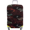 Geometric Pattern Recycle Bin Luggage Cover (Large) View1