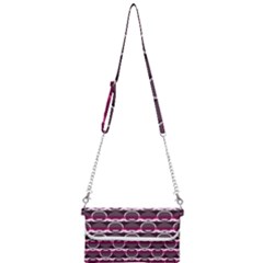 Background Geometric Pattern Orb Pattern Mini Crossbody Handbag