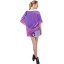 Colorful-abstract-wallpaper-theme Oversized Chiffon Top View2