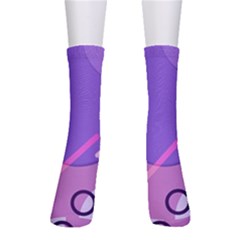 Colorful-abstract-wallpaper-theme Crew Socks
