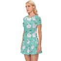 Elegant Swan Seamless Pattern Women s Sports Wear Set View2