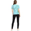 Background-marble-set Women s Short Sleeve Rash Guard View2