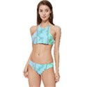 Background-marble-set Banded Triangle Bikini Set View1