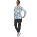 Penguin pattern Women s Long Sleeve Raglan Tee View2
