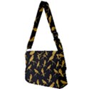 Background-with-golden-birds Full Print Messenger Bag (L) View2