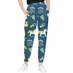 Cute Babies Toys Seamless Pattern Tapered Pants