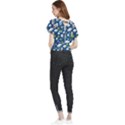 Isometric-seamless-pattern-megapolis Butterfly Chiffon Blouse View2
