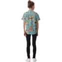 Seamless-pattern-musical-instruments-notes-headphones-player Kids  Short Sleeve Shirt View2