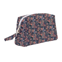 Paisley Pattern Wristlet Pouch Bag (medium) by designsbymallika