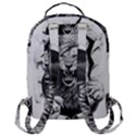 Drawing Angry Male Lion Roar Animal Flap Pocket Backpack (Large) View3