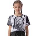 Drawing Angry Male Lion Roar Animal Kids  Basic Tee View1