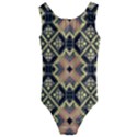 Seamless-mexican-pattern Kids  Cut-Out Back One Piece Swimsuit View1