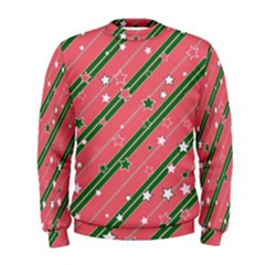 Christmas-background-star Men s Sweatshirt by Wegoenart
