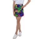 Tropical-exotic-colors-seamless-pattern Kids  Tennis Skirt View1