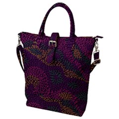 Colorful-abstract-seamless-pattern Buckle Top Tote Bag