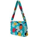Pop Art Style Citrus Seamless Pattern Full Print Messenger Bag (S) View2