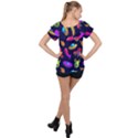 Space Pattern Ruffle Collar Chiffon Blouse View2
