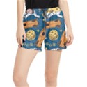 Missile Pattern Women s Runner Shorts View1