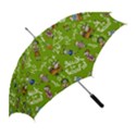Seamless Pattern With Kids Straight Umbrellas View2