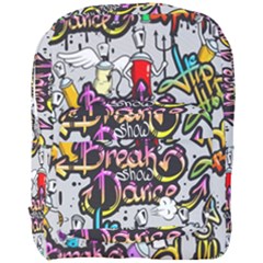 Hip Hop Background Full Print Backpack