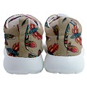 Tattoos Colorful Seamless Pattern Women Athletic Shoes View4