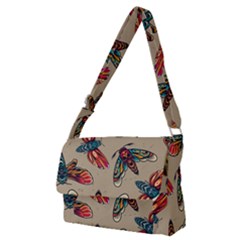 Tattoos Colorful Seamless Pattern Full Print Messenger Bag (m)