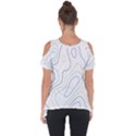 Abstract Colorful Topographic Map Design Vector Cut Out Side Drop Tee View2