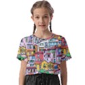Menton Old Town France Kids  Basic Tee View1