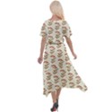 White Fresh Spring Hope Cross Front Sharkbite Hem Maxi Dress View2