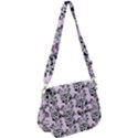 Lovely Cactus With Flower Saddle Handbag View1