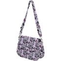 Lovely Cactus With Flower Saddle Handbag View2