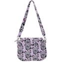 Lovely Cactus With Flower Saddle Handbag View3