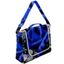 Blue Rose Bloom Blossom Box Up Messenger Bag View2