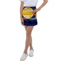Background Abstract Horizon Kids  Tennis Skirt View1